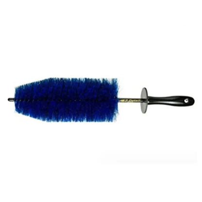 Car Wheel Cleaning Brush | Long Handle Microfiber Tire & Rim Detail Brush for Auto & Motorcycle