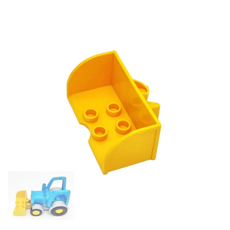 New Large Building Blocks Toys – Cartoon Princess Carriage, Car & Airplane Vehicle Models, Big Bricks Gift for Kids