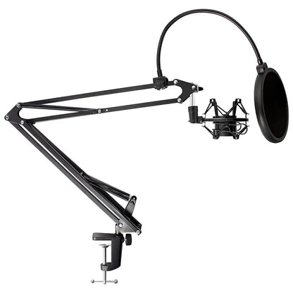 Professional Scissor Arm Stand for BM800 Microphone – Universal Shock Mount with Spider Cantilever Bracket and Mic Holder