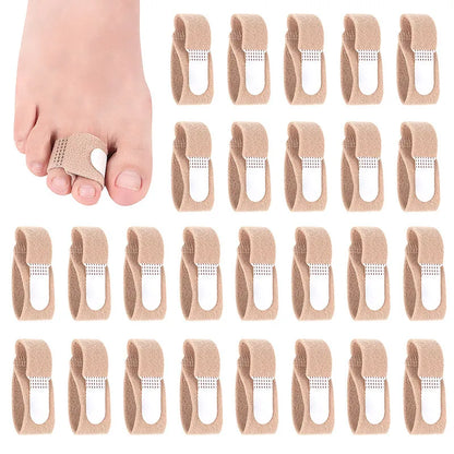 Toe & Finger Straightener Tape – Hammer Toe, Hallux Valgus Corrector Bandage with Separator Splint Wraps, Foot Care Supply