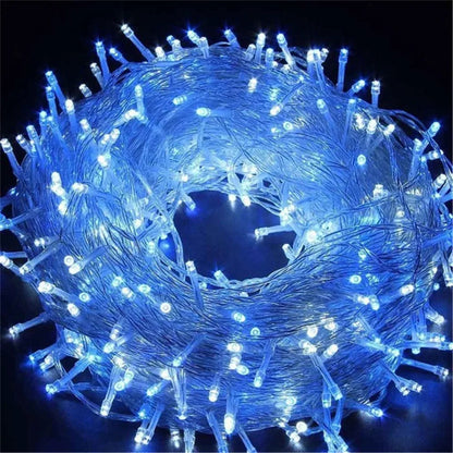 LED Christmas String Lights - 5M–100M Fairy Lights for Patio, Wedding & Holiday Decor