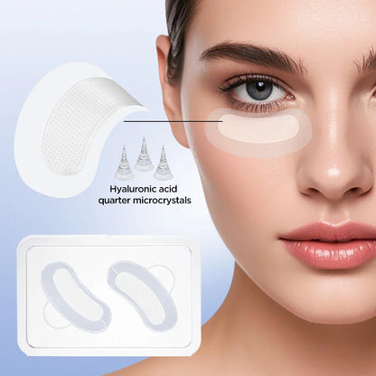Hyaluronic Acid Microneedle Eye Patches — 10–100PCS Anti-Wrinkle, Dark Circle Moisturizing Under Eye Gel Pads
