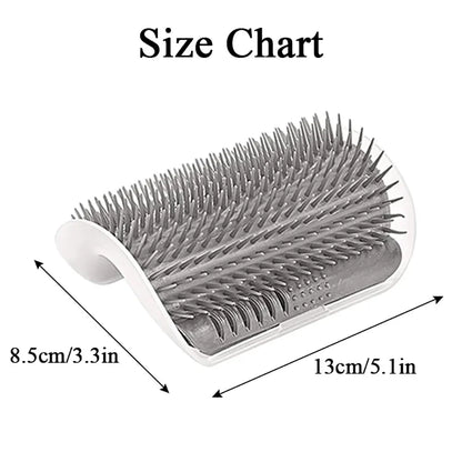 Cat Scratcher & Massager – Pet Grooming Brush for Cats & Dogs, Hair Removal Comb & Scratching Tool