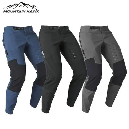 Men’s MTB BMX ATV Motocross Cycling Pants – Quick-Dry Downhill DH Mountain Bike Riding Pants for Outdoor Sports & Racing Gear