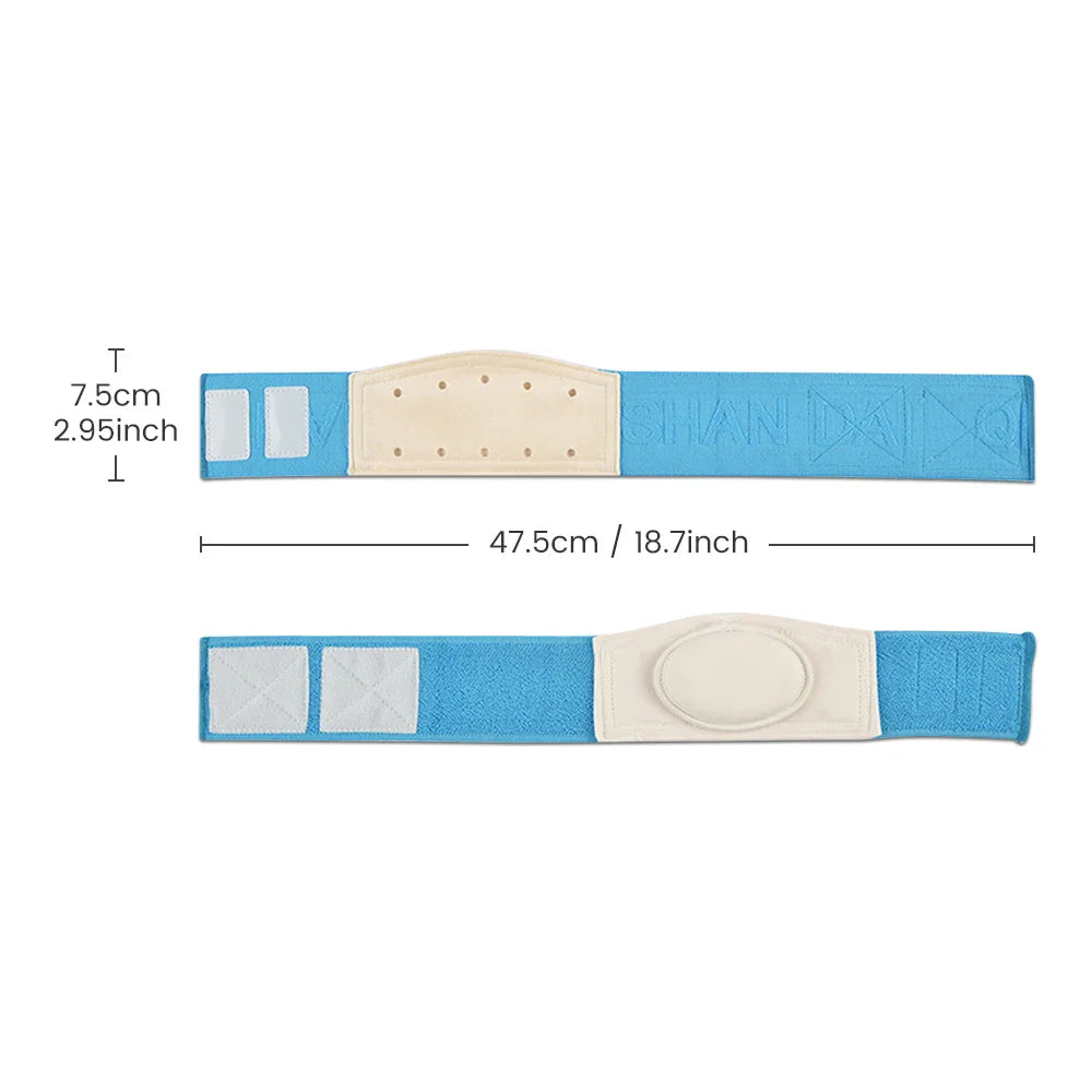Infant Hernia Belt with 3 Pads — Umbilical & Inguinal Navel Support for Newborn Baby Belly Button Treatment
