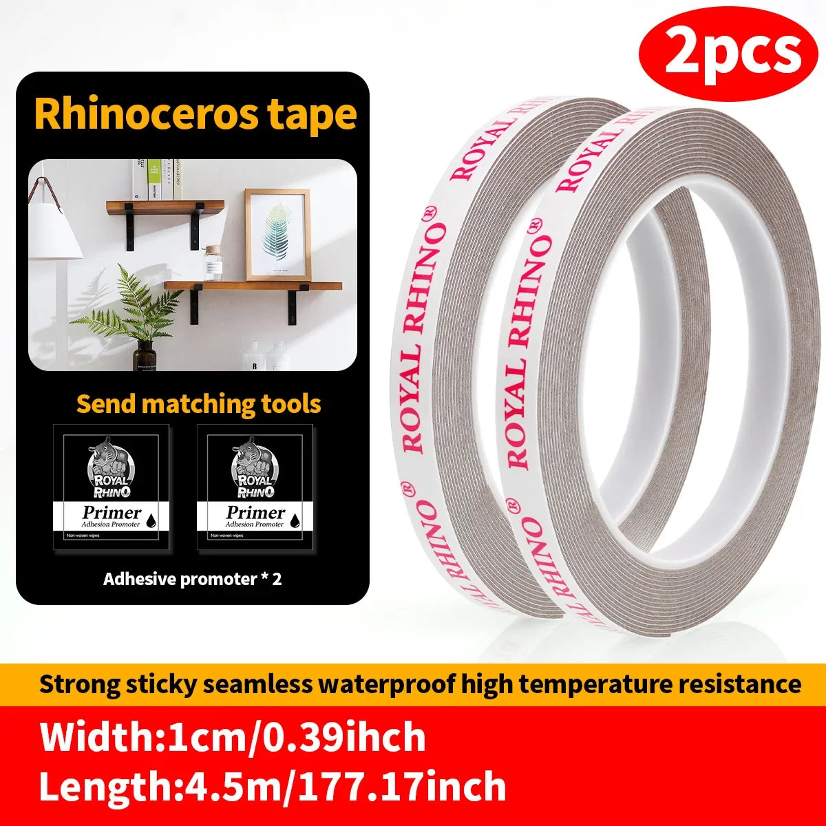 450CM Extra-Strong Double-Sided Adhesive Tape - High-Viscosity Car Mounting & Fixing Tape