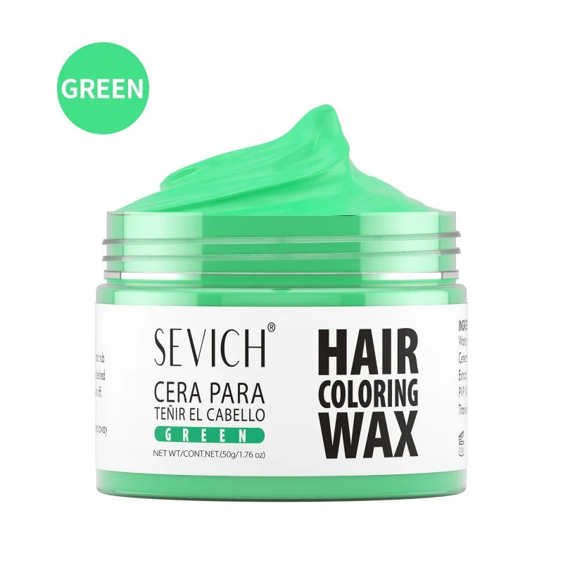 13-Color Halloween Hair Wax – 50g/120g DIY Temporary Hair Dye Cream for Men & Women, Party, Cosplay & Daily Use