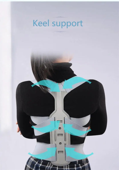 Adult Back Orthosis Posture Corrector — Adjustable Anti-Humpback Improver for Men & Women | Invisible Upper Back Support