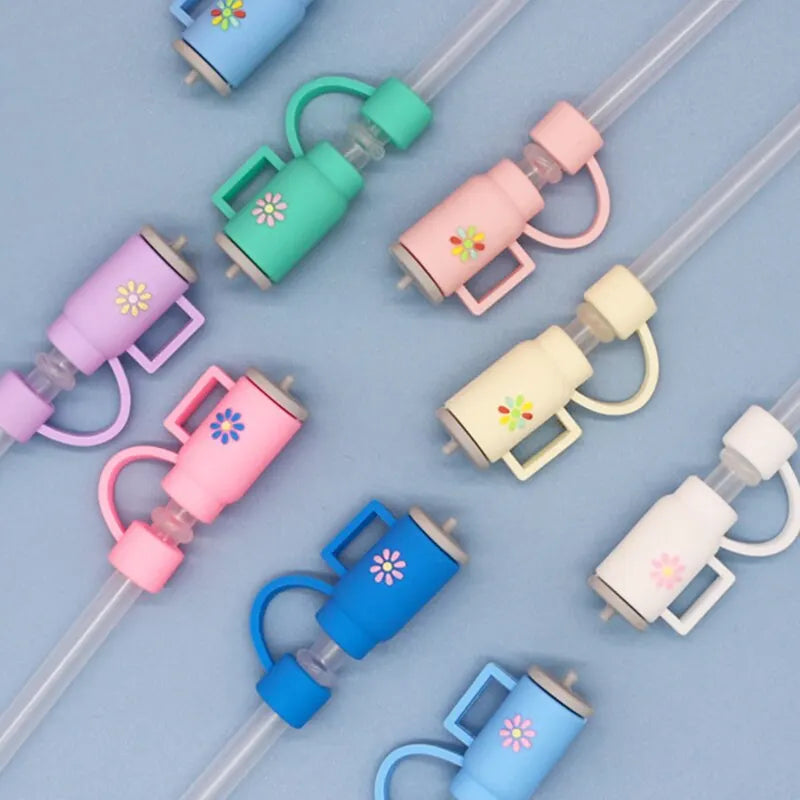 5PCS Large 10mm Diameter Silicone Straw Caps: Leakproof Ice Bullock Accessories