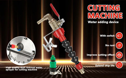 Coolant Misting Nozzle System – Dust-Proof Water Sprayer for Marble, Tile & Brick Cutting Machines