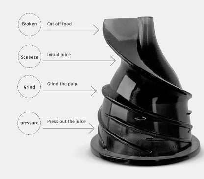Mokkom Mini Slow Juicer — Full-Automatic Household Juicer with Residue Separation, Multifunctional Fruit & Vegetable Juicer