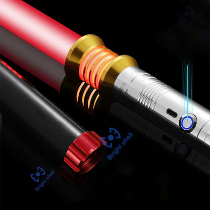 RGB Metal Lightsaber Toy – 15-Color Changing Laser Sword with Sound Effects, Force FX Jedi Blaster Gift for Kids