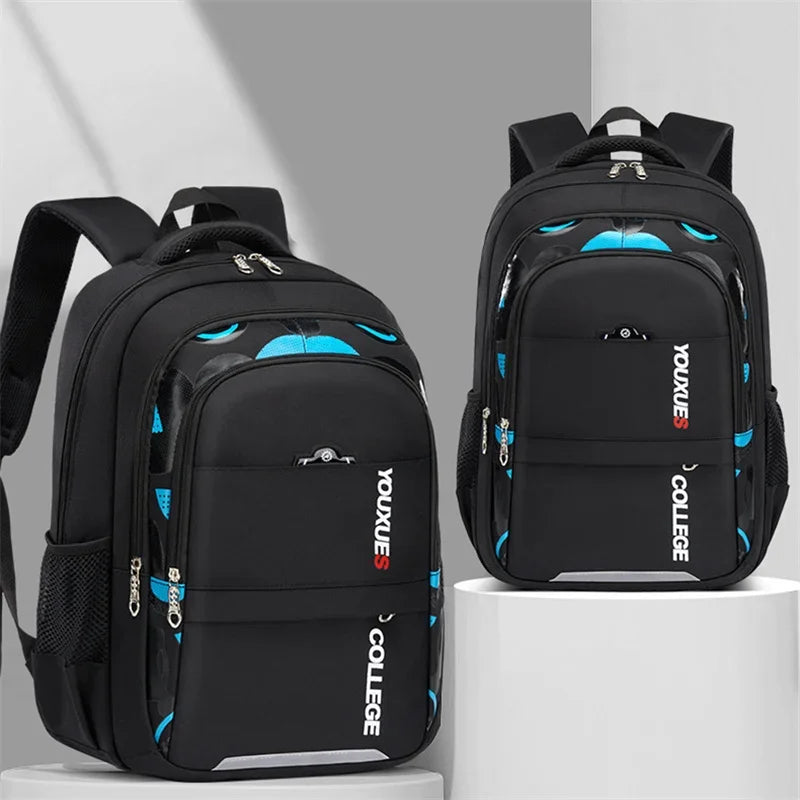 2024 New Kids School Backpack - Waterproof Book Bag for Boys, Durable Primary Schoolbag for Teenagers
