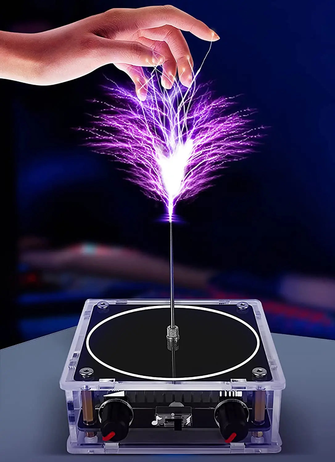 Multi-Function Tesla Music Coil Speaker – Wireless Transmission Lighting, Science & Education Experimental Product