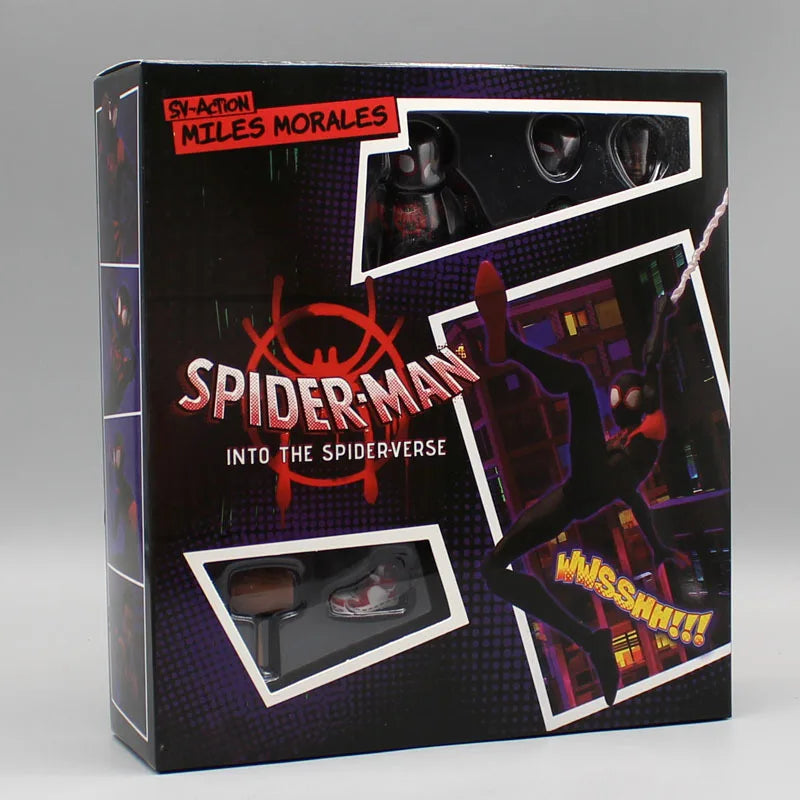 Marvel Legends Sentinel Spider-Man Action Figure - Spider-Verse Miles Morales, Peni Parker, Anime Statue Toys