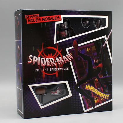 Marvel Legends Sentinel Spider-Man Action Figure - Spider-Verse Miles Morales, Peni Parker, Anime Statue Toys