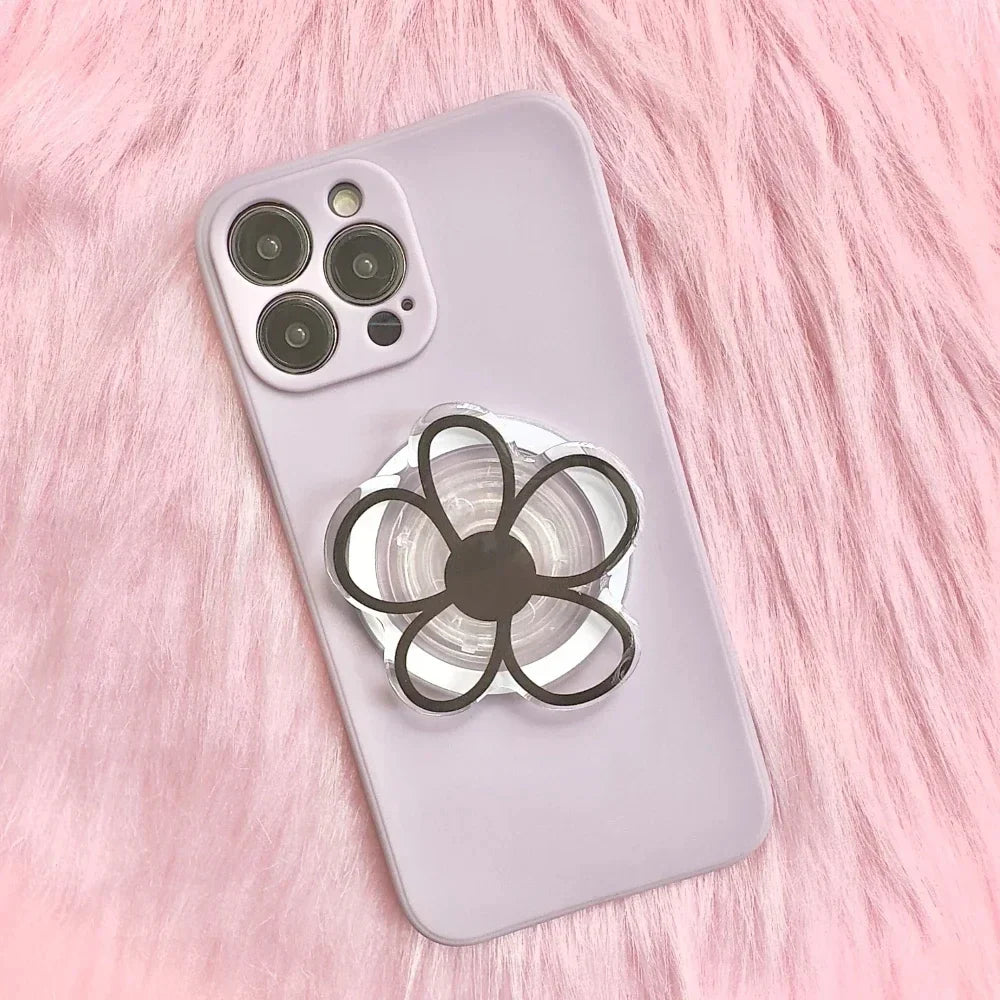 Korean Smile Flower MagSafe Magnetic Phone Grip & Stand – Universal Smart Tok Holder