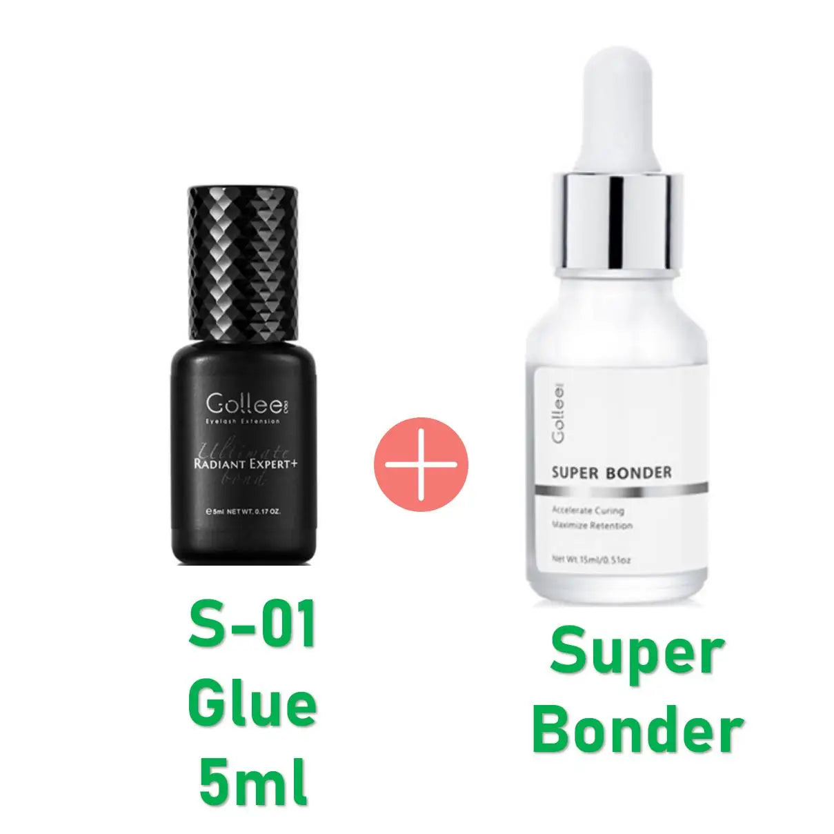 Gollee 0.5s Fast-Drying Eyelash Extension Glue – Waterproof Professional Adhesive for Salon Lashes