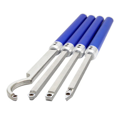 TASP Swan Neck Woodturning Tool – Carbide Insert Cutter with Aluminum Handle for Woodworking Lathe Machine