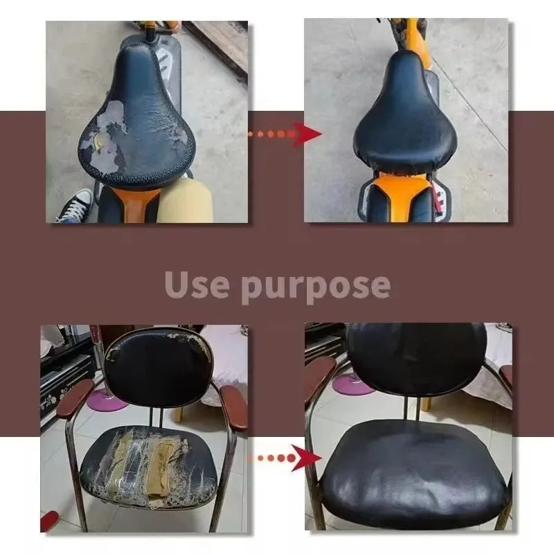 300x50cm Black Self-Adhesive Leather Upholstery Patch – Car Seat, Sofa & Chair Repair Sticker for Holes