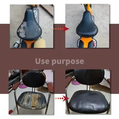 300x50cm Black Self-Adhesive Leather Upholstery Patch – Car Seat, Sofa & Chair Repair Sticker for Holes
