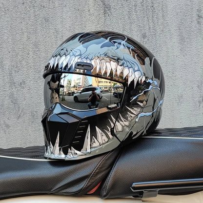 Retro Scorpion Half Motorcycle Helmet – Vintage Locomotive Style Multi-Purpose Moto Helmet (M-XXXL)