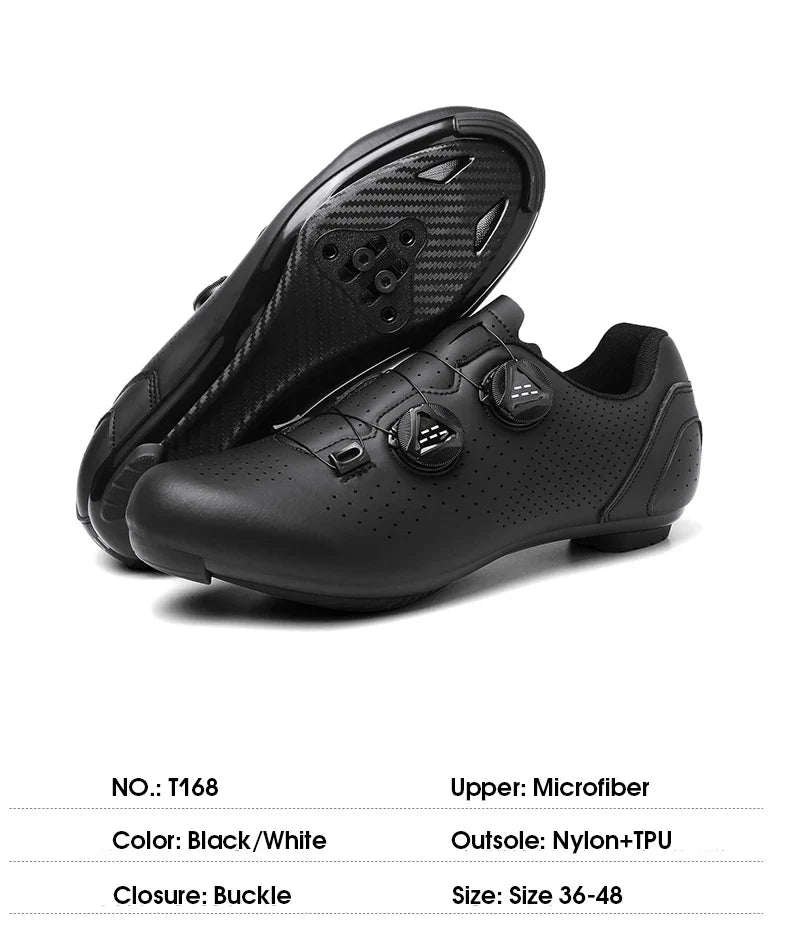 Men’s MTB Cycling Shoes — Flat Dirt & Road Bike Sneakers with SPD Cleats