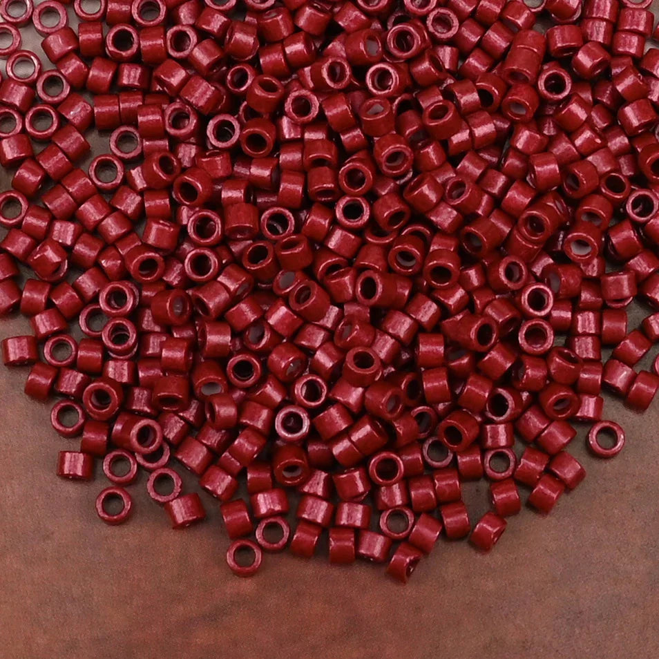 2.5mm Mini Glass Cylinder Beads – Antique Pearl Color Craft Beads for DIY Bracelets & Necklaces Jewelry Making Accessories
