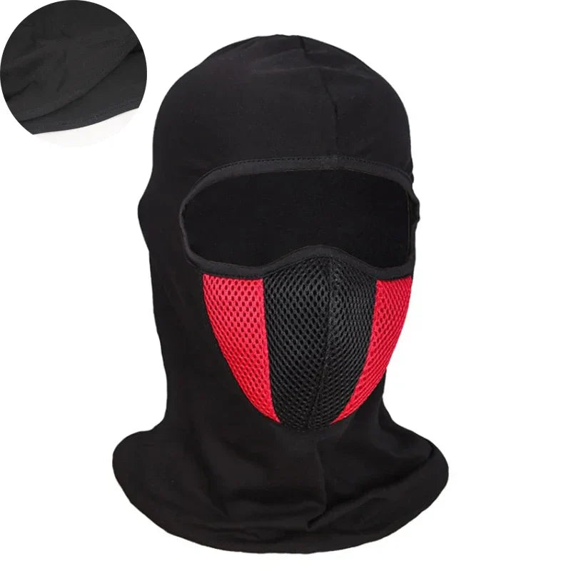 Breathable Motorcycle Balaclava – Full Face Skullies Cap for Motocross, Moto Riding & Helmet Use