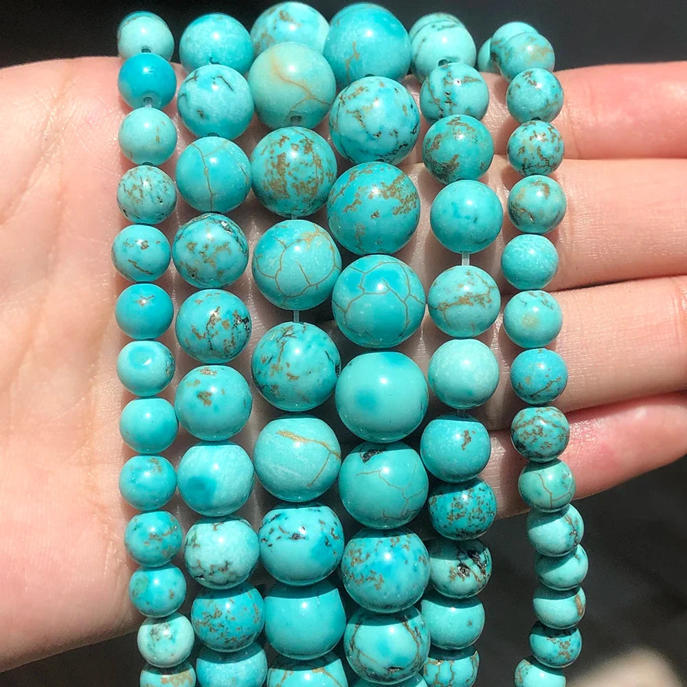 Natural Flame Stone Beads - Yooperlite & Fire Sodalite Loose Spacer Beads for DIY Bracelets and Necklaces