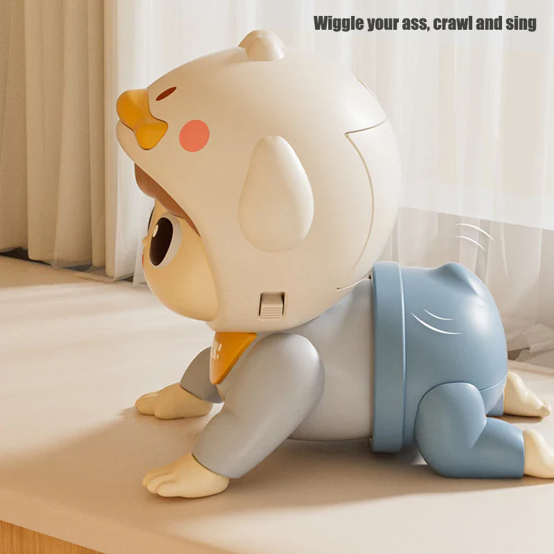 Interactive Baby Crawling Toy with Sound | Electric Doll for Toddlers | Educational Climbing Toy | Perfect Gift for 0-12 Months