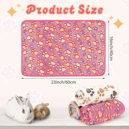 Soft Sleep Mat for Small Pets – Plush Bed Blanket for Hamsters, Puppies, Kittens, Rabbits & Guinea Pigs