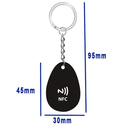 Instagram NFC Epoxy Key Tag – 13.56MHz RFID Proximity Keychain to Increase Followers
