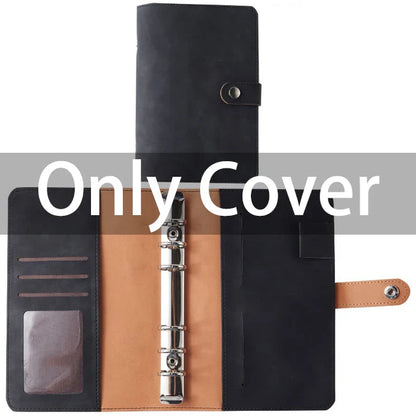A6 PU Leather Budget Binder Set – Cash Envelopes System, Pockets, Money Organizer, Bill Saving Accessories