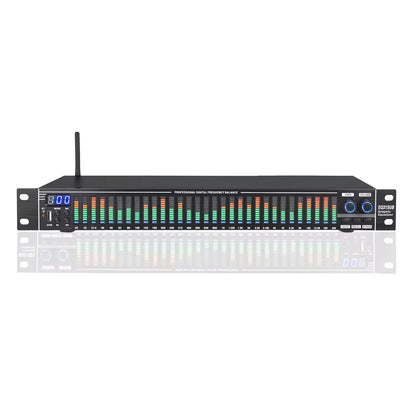 EQ31SUB Digital Equalizer - 31 Stage Tuner for Professional Stage Performance & Noise Reduction