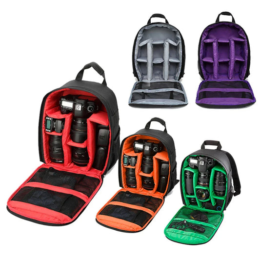 Outdoor Waterproof Camera Backpack — Digital Shoulder Bag for DSLR, Canon, Nikon, Sony Photography Equipment