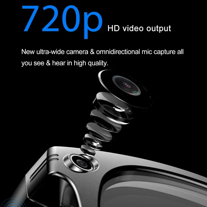 Xiaomi W600 Smart Glasses — AI Intelligent Sunglasses with Camera, Video Recording, Bluetooth Music & Calls, IP65 Waterproof