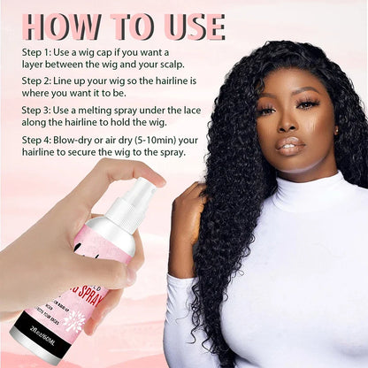 LOCKMIO 60ML Lace Wig Glue - Fast-Drying Long-Lasting Adhesive for Wigs, Mesh & Cosplay Installations