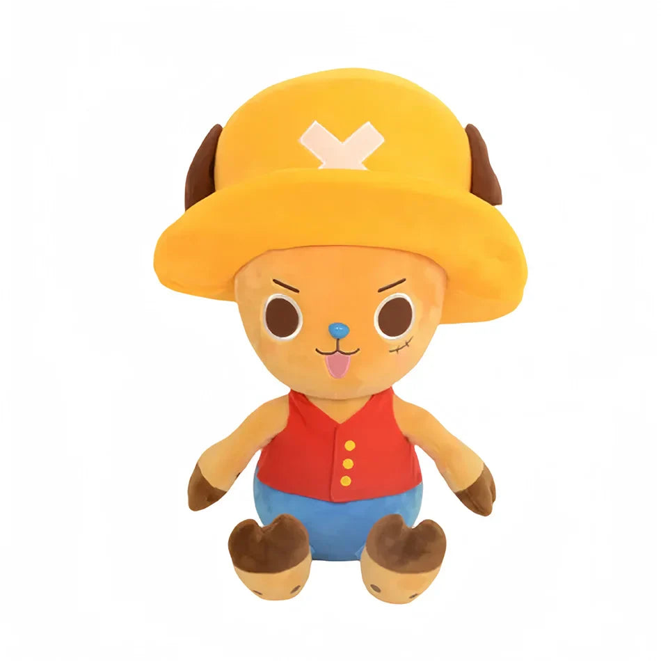 Japanese Anime One Piece Plush Toys — 25cm Luffy, Chopper, Ace & Roronoa Zoro Stuffed Dolls, Cute Cartoon Figure Kids Christmas Gift