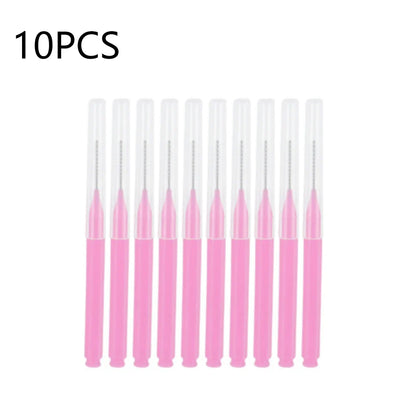 10/20/50PCS Mini Eyebrow & Lash Brushes – Disposable Bendable Brow Perm & Micro Eyelash Applicator Tools