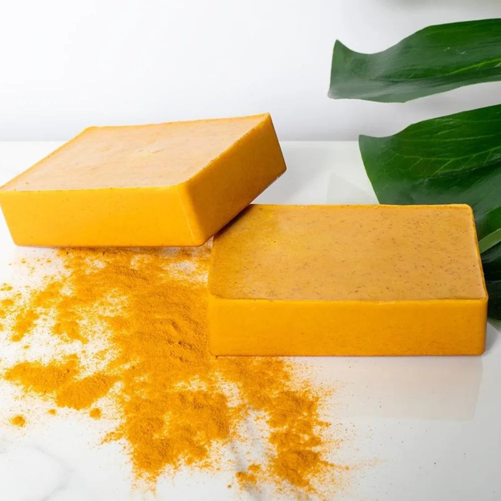 100g Turmeric & Lemon Kojic Acid Handmade Soap – Shower & Facial Soap