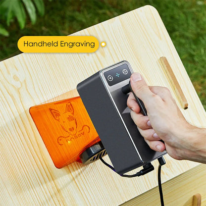 LASERPECKER LP2 Handheld Laser Engraver – Portable 5W Laser Cutting & Engraving Machine with Bluetooth CNC DIY SuperFast Technology