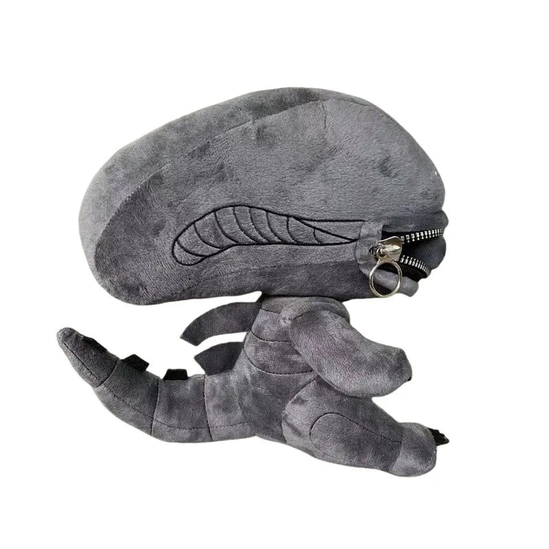 25cm Alien Xenomorph Plush Toy – Soft Stuffed Cartoon Plush Doll, Perfect for Boys, Girls, Fans, Birthday & Christmas Gifts