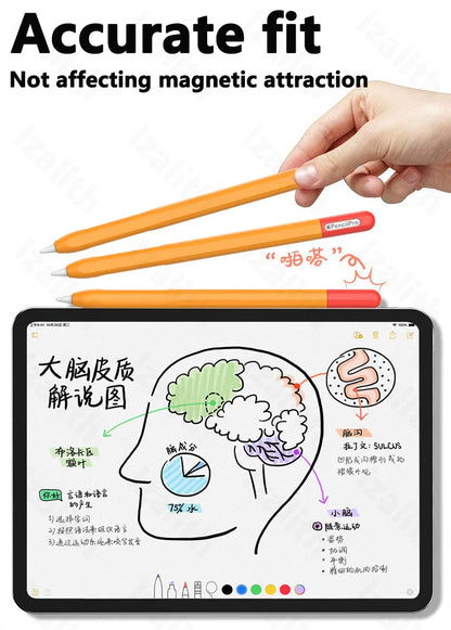 Pencil Case for Apple Pencil Pro | Soft Silicone Ultra-Thin Protective Cover for iPad Pencil