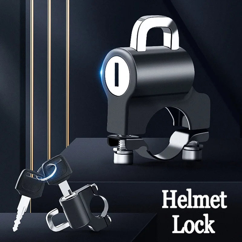 Neutral Helmet Lock for Electric Vehicles | Anti-Theft Motorcycle & Battery Safety Wire Rope Lock