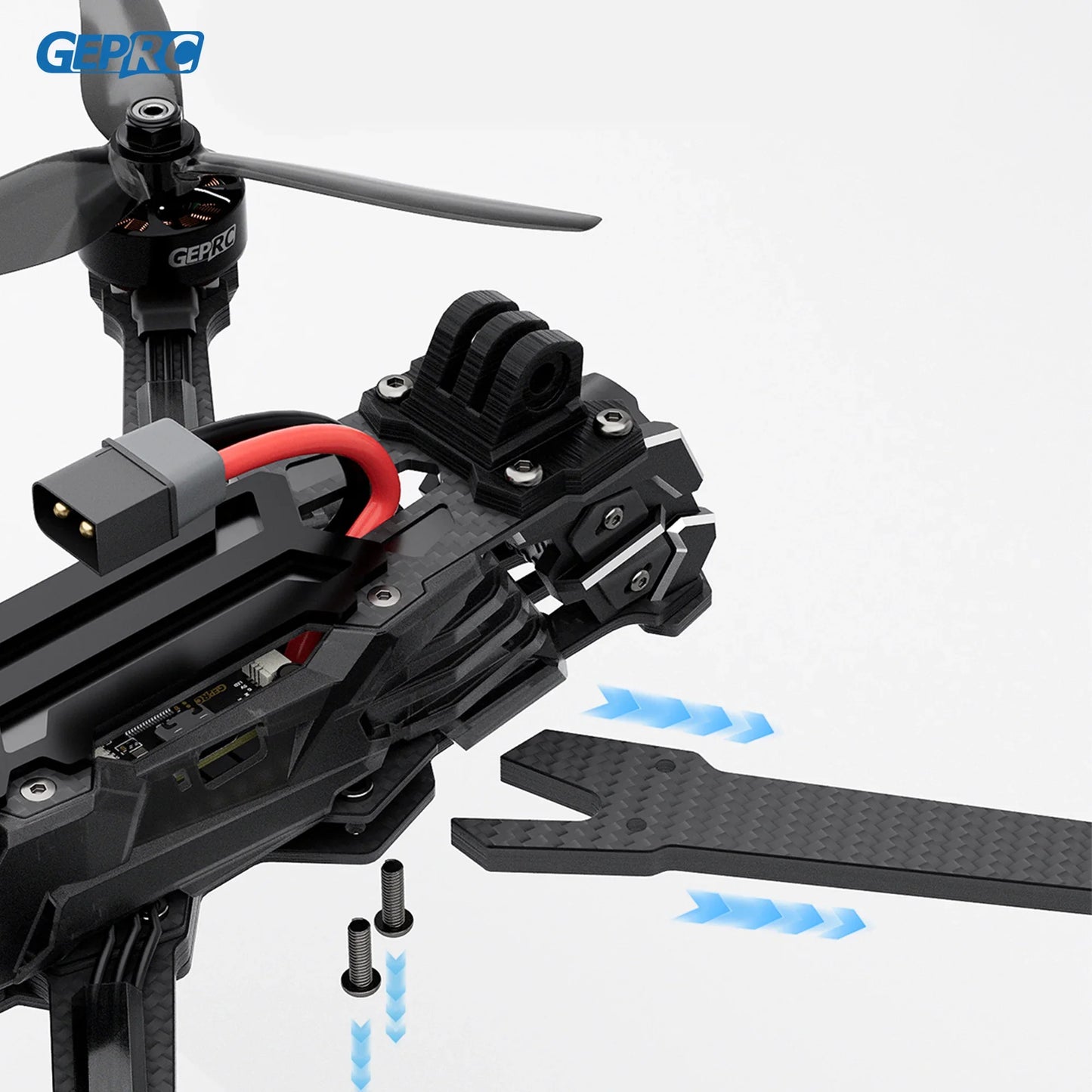 GEPRC Vapor-X5 D5 HD FPV Drone 5" – 4K 120fps Recording, O4 Air Unit, 2207E 1960KV Motor, Freestyle Quadcopter