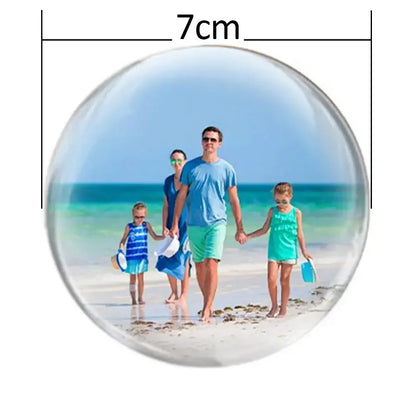 3D Video Crystal Ball Lamp - DIY Memory Glass Sphere with 2.7" Screen & 4GB Video Player, Gift Idea
