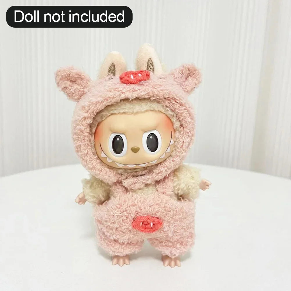 Ropa Labubu Animal-Themed Overalls – Cute Monkey, Bear & Rabbit Bib Pants Costume, Macaron Outfit for Kids