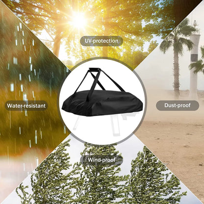Waterproof Pizza Oven Cover for Ooni Koda 12 and 16 - 420D Oxford Fabric, Dustproof BBQ Accessory