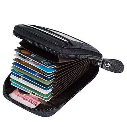 Korean Version PU Leather Coin Wallet | Fresh Casual Soft Surface Fashion | Cartoon Men Women Credit Passport Card Bag